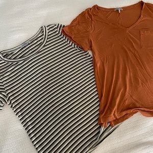 Short sleeve tops